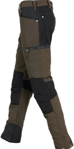 Arbetsbyxor stretch herr, grön