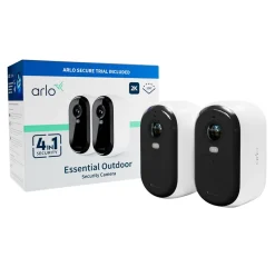 Arlo Essential 2 2K övervakningskamera, 2-pack