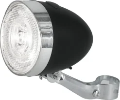 Asaklitt retro cykellampa fram LED, uppladdningsbar