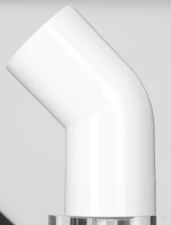 Avloppsböj 45°
