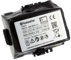 Batteri 18,25 V/2000 mAh Gardena/Husqvarna/McCulloch/Flymo