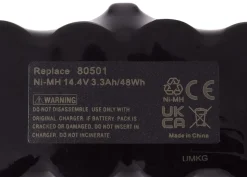 Batteri 14,4 V/3300 mAh till iRobot Roomba XLife, NiMH
