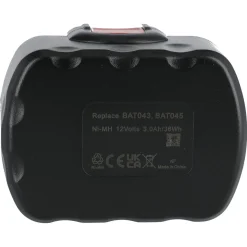 Batteri till Bosch elverktyg, 12 V 3Ah NiMH