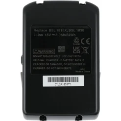 Batteri till Hitachi elverktyg, 18 V 3Ah Li-Ion