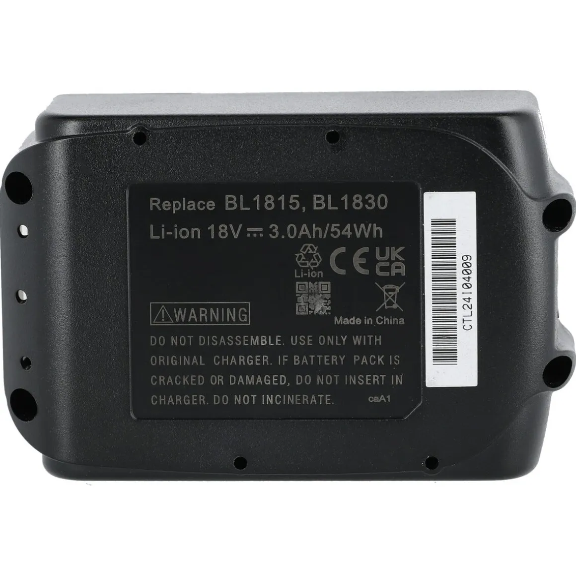 Batteri till Makita elverktyg 18 V 3,0 Ah Li-Ion