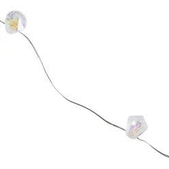 Batteridriven ljusslinga diamant LED Northlight, 2 m
