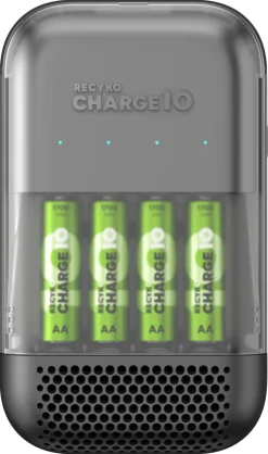 Batteriladdare inklusive 4 batterier, GP ReCyko Charge 10