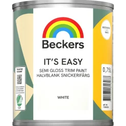 Beckers Its Easy halvblank lackfärg inomhus, 0,75 l