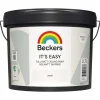 Beckers Its Easy helmatt takfärg inomhus, vit, 2,7 liter