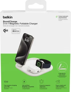 Belkin BoostCharge 3-i-1 laddstation, WIZ029vf