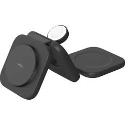 Belkin BoostCharge Pro 3-i-1 trådlös reseladdare Qi2, 15 W