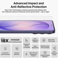 Belkin ScreenForce Titan skärmskydd för Galaxy S26 Ultra