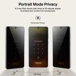 Belkin ScreenForce Titan Privacy Filter skärmskydd för Galaxy S26+