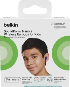 Belkin Soundform Nano V2 in ear-hörlurar för barn