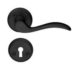 Beslagsboden B276 dörrhandtag med nyckelskylt, innerdörr