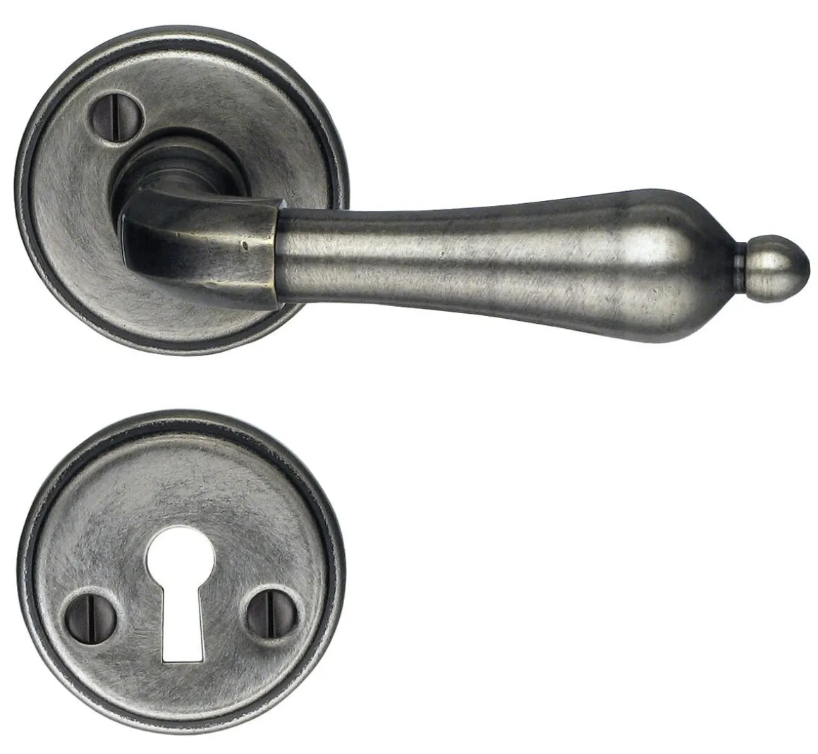 Beslagsboden B250 dörrhandtag med nyckelskylt, innerdörr