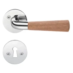 Beslagsboden B875 dörrhandtag med nyckelskylt, innerdörr
