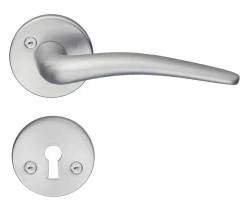 Beslagsboden B284 dörrhandtag med nyckelskylt, innerdörr