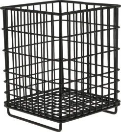 Bestickkorg metall svart
