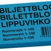 Biljettblock 1-100