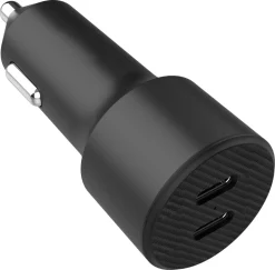 Billaddare mobil 2-i-1, 12 V, 24 V, USB-C, 40 W