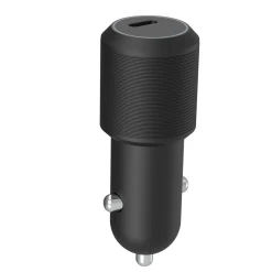 Billaddare USB-C till 12/24 V, 20 W, svart