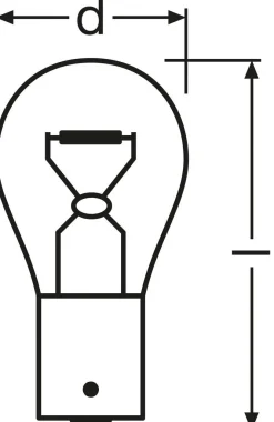 Billampa Osram BA15s, P21W