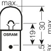 Billampa Osram BA15s, R5W