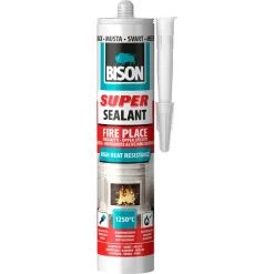 Bison Fire Place fogmassa metall och betong, svart, 310 ml