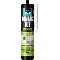 Bison Montage Kit Ultimate montagelim utomhus, vit