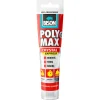 Bison Poly Max Crystal Express montagelim utomhus, 115 g