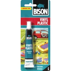 Bison Vinyl Plastic, lim vinyl och PVC, transparent, 25 ml