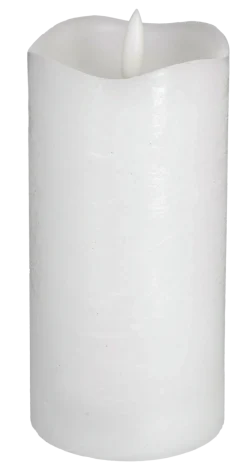 Blockljus LED batteriljus med timer, vit
