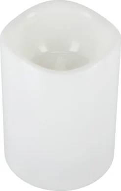 Blockljus LED med timer utomhus, vitt, Northlight