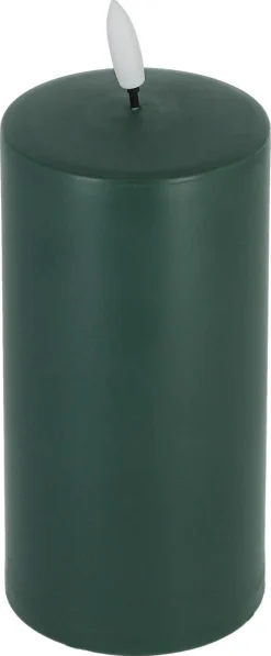 Blockljus LED med timer utomhus, grönt, Northlight