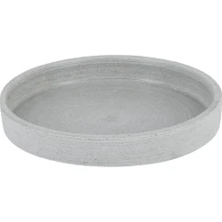 Blomfat 15,7 cm polystone grå
