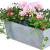 Blomlåda för räcke