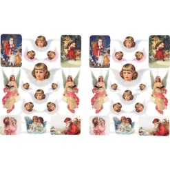 Bokmärken jul änglar 16-pack