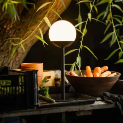 Bordslampa utomhus solcell USB-C, uppladdningsbar
