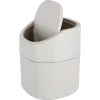 Bordspapperskorg med vipplock, plast, 16,5 cm