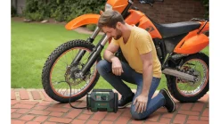 Bosch batteridriven kompressor PAO 18 V, liten luftpump