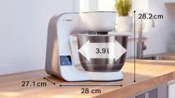 Bosch MUM5XL74 köksmaskin 1000 W med inbyggd våg
