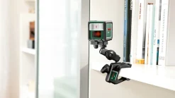 Bosch Quigo Basic, krysslaser med universalhållare
