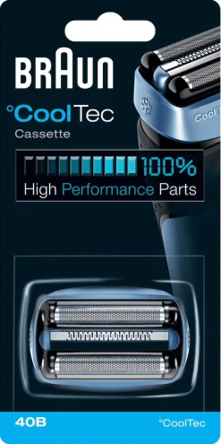 Braun 40B, rakhuvud °CoolTec