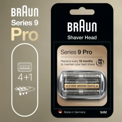 Braun 94M Series 9 Pro, rakhuvud silver