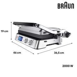 Braun multigrill 9 CG9047, extra stor bordsgrill