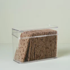 Brödlåda för hårt bröd, plast, 20 x 9 x 14 cm