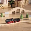 Brio batteridrivet tåg med ånga 33884, från 3 år