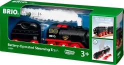 Brio batteridrivet tåg med ånga 33884, från 3 år