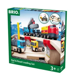 Brio World Järnväg- och väglastset, från 3 år
